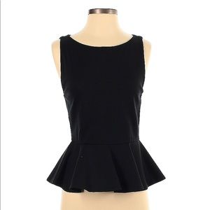 Alice + Olivia black sleeveless top